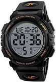 Skmei 1258 Men Digital Big Dial 50M Waterproof Chronograph LED Chronograph Watch