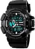 Skmei Analog Digital Black Dial Men's Watch 1117 Grey 01