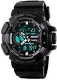 Skmei Analog Digital Black Dial Men's Watch 1117 Grey 02