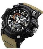 Skmei Analog Digital Black Dial Men's Watch 1283 Brown