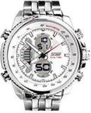 Skmei Analog Digital Black Dial Men's Watch 993 White