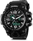 SKMEI Analog Digital Black Dial Men's Watch AD1155 Black