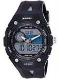 Skmei Analog Digital Black Dial Unisex Watch 1015BW