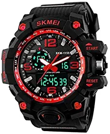 Analog Digital Round Dial Men's Watch Series1155