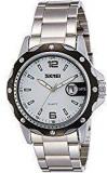 Skmei Analog White Dial Unisex Watch 0992SW