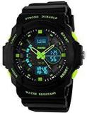 Skmei Analogue Digital Black Dial Men's & Boy's Watch Skm 955 Green 01