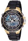 Skmei Analogue Digital Black Dial Men's Watch 1016