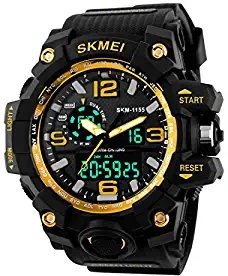 Skmei Analogue Digital Black Dial Men's Watch Skmeimw40