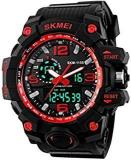 SKMEI Analogue Men's Watch Black Dial Black Colored Strap