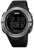 Skmei Classic Pedometer Health Monitor Black 50m Waterproof Men S Stainless Steel Digital Unisex Watch