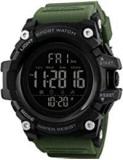 SKMEI Digital Men's Watch Black Dial Green Colored Strap