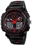 SKMEI Dual Time Analog Digital Sports Black Dial Unisex Watch Gmarks 1270