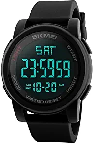 SKMEI S Shock Dual Time Countdown Alarm Stop Watch 50M Waterproof Digital Sports Watch for Men and Boys