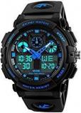 Skmei S Shock Multi Functional Blue Dial Sports Watch For Men's & Boys