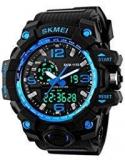 SKMEI Sports Multifunctional Dual Time Digital Blue Dial Men's Watch SK1155C