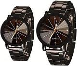 Skylark Analog Black Dial Unisex Adult Watch PrizamCouplemetal