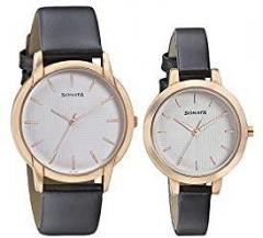 Sonat Pairs Analog Silver Dial Unisex's Watch NN770318141WL02/NP770318141WL02