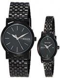 Sonata Analog Black Dial Unisex Watch 11418100NM01