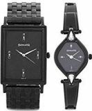 Sonata Analog Black Dial Unisex Watch 770038063NM01