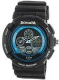 Sonata Analog Digital Black Dial Men's Watch 7997PP04J