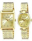 Sonata Analog Gold Dial Unisex Watch 70078083YM02