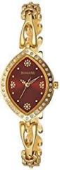 Sonata Analog Gold Dial Women's Watch NL8149YM01 / NL8149YM01