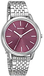 Analog Pink Dial Women's Watch 8170SM05