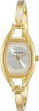 Sonata Analog Watch For Women NR8114YM06 Silver Dial, Stainless Steel, Gold Strap