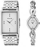 Sonata Analog White Dial Unisex Watch 770038063SM01