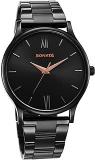 Sonata Black Dial Analog Watch For Men 77105NM03W