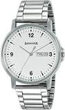 Sonata Essentials Analog White Dial Men's Watch NM77083SM01 / NL77083SM01