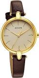 Sonata Light Champagne Dial Analog Watch For Women NR87043YL02W