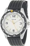 Sonata Men Synthetic White Dial Analog Watch Nr7930Pp01, Band Color Black