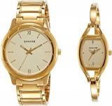 Sonata Pairs Analog Beige Dial Couple's Watch NM71258114YM01/NN71258114YM01