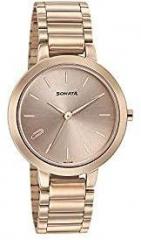 Sonata Play Analog Rose Gold Dial Women's Watch 8141WM01 / 8141WM01