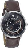 Sonata Poze Quartz Analog Black Dial Leather Strap Watch For Men SP70006SL02