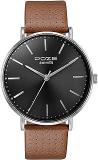 Sonata Poze Quartz Analog Black Dial Leather Strap Watch For Men SP70025SL01W