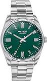 Sonata Poze Quartz Analog Green Dial Metal Strap Watch For Men SP70033SM01W