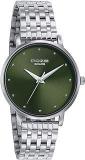 Sonata Poze Quartz Analog Green Dial Stainless Steel Strap Watch for Women SP80017SM01