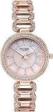 Sonata Poze Quartz Pink Dial Rose Gold Alloy Strap For Women SP80086WM01W