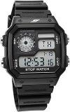 Sonata SF Hexa Digital Dial Unisex Watch With Polyurethane Strap 77123PP01