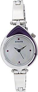 Sonata Sitara Analog Silver Dial Women's Watch NK8119SM01