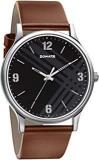 Sonata Smart Plaid Analog Black Dial Men's Watch 77105SL02 / 77105SL02