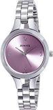 Sonata Steel Daisies Analog Pink Dial Women's Watch 8151SM03