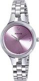 Sonata Steel Daisies Analog Pink Dial Women's Watch NL8151SM03 / NL8151SM03