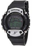 Sonata Super Fibre Digital Grey Dial Men's Watch NG7982PP02J