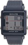 Sonata Super Fibre Digital Grey Small Dial Men's Watch NL77043PP02 / NL77043PP02