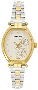 Sonata Wedding Analog Silver Dial Women's Watch 8083BM01