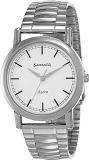 Sonata White Dial Analog Watch For Men NR77049SM02