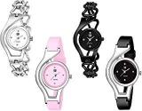 SWADESI STUFF Analogue Girl's Watch Assorted Dial Assorted Colored Strap Pack Of 4